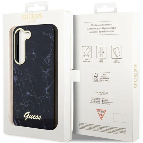 Kup Etui Guess GUHCS23MPCUMAK Samsung Galaxy S23+ Plus fekete/hardcase Marble - GUE2416 - {ean13} - Sklep Home Screen