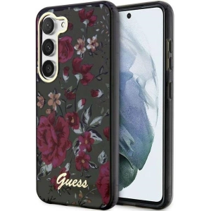 Kup Case Guess GUHCS23SHCFWSA Samsung Galaxy S23 grün/khaki Hardcase Flower Collection - GUE2417 - {ean13} - Sklep Home Screen
