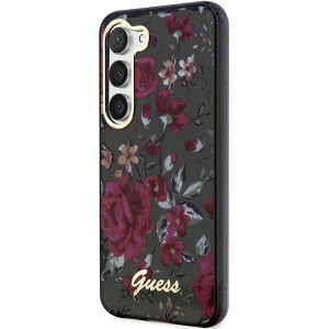 Kup Case Guess GUHCS23SHCFWSA Samsung Galaxy S23 grün/khaki Hardcase Flower Collection - GUE2417 - {ean13} - Sklep Home Screen