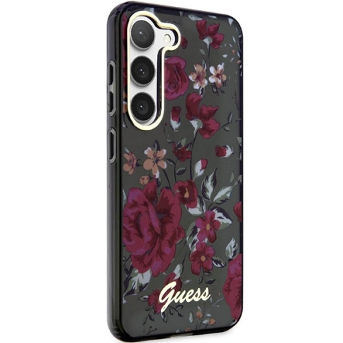 Kup Case Guess GUHCS23SHCFWSA Samsung Galaxy S23 grün/khaki Hardcase Flower Collection - GUE2417 - {ean13} - Sklep Home Screen