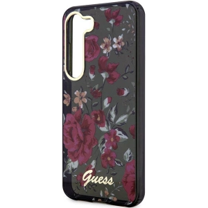 Kup Case Guess GUHCS23SHCFWSA Samsung Galaxy S23 grün/khaki Hardcase Flower Collection - GUE2417 - {ean13} - Sklep Home Screen