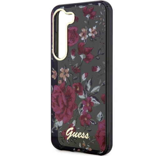 Kup Case Guess GUHCS23SHCFWSA Samsung Galaxy S23 grün/khaki Hardcase Flower Collection - GUE2417 - {ean13} - Sklep Home Screen