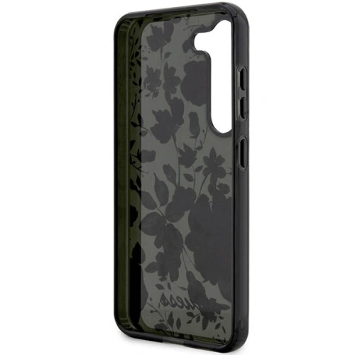 Buy Guess GUHCS23SHCFWSA Samsung Galaxy S23 khaki hardcase Flower Collection - GUE2417 - {ean13} - Home Screen Store Europe