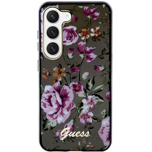 Kup Etui Guess GUHCS23SHCFWSK Samsung Galaxy S23 fekete/black hardcase Flower Collection - GUE2418 - {ean13} - Sklep Home Screen