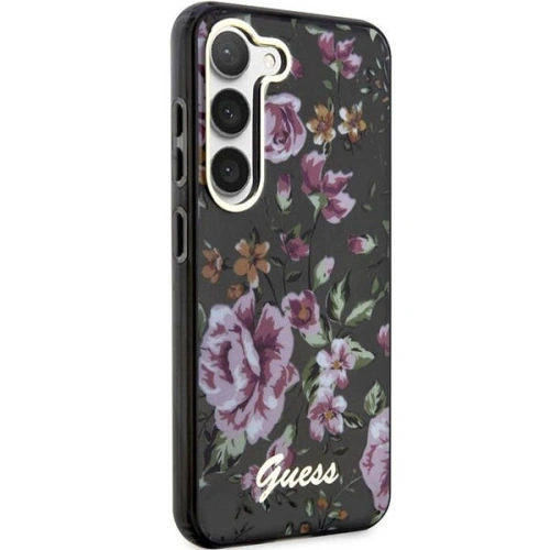 Kup Etui Guess GUHCS23SHCFWSK Samsung Galaxy S23 fekete/black hardcase Flower Collection - GUE2418 - {ean13} - Sklep Home Screen