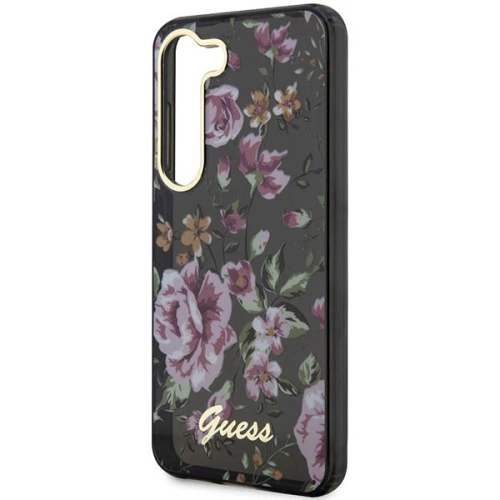 Kup Etui Guess GUHCS23SHCFWSK Samsung Galaxy S23 fekete/black hardcase Flower Collection - GUE2418 - {ean13} - Sklep Home Screen