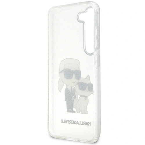 Kup Etui Karl Lagerfeld KLHCS23MHNKCTGT Samsung Galaxy S23+ Plus transparentní tvrdý kryt Gliter Etui Karl&Choupette - KLD1491 - {ean13} - Sklep Home Screen