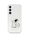 Etui Karl Lagerfeld KLHCS23SCFNRC Samsung Galaxy S23 transparent hardcase Choupette Fun