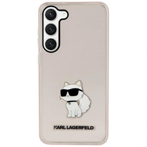 Kup Etui Karl Lagerfeld KLHCS23SHNCHTCP Samsung Galaxy S23 rózsaszín/pink keménytok Ikonik Choupette - KLD1493 - {ean13} - Sklep Home Screen