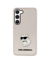 Etui Karl Lagerfeld KLHCS23SHNCHTCP Samsung Galaxy S23 różowy/pink hardcase Ikonik Choupette