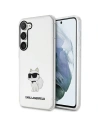 Karl Lagerfeld KLHCS23SHNCHTCT Samsung Galaxy S23 transparent hardcase Ikonik Choupette