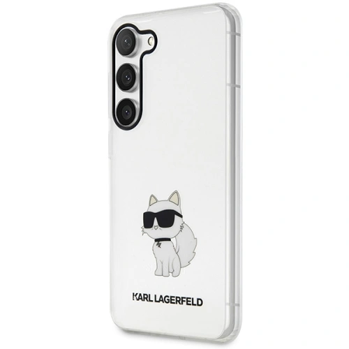 Buy Karl Lagerfeld KLHCS23SHNCHTCT Samsung Galaxy S23 transparent hardcase Ikonik Choupette - KLD1494 - {ean13} - Home Screen Store Europe