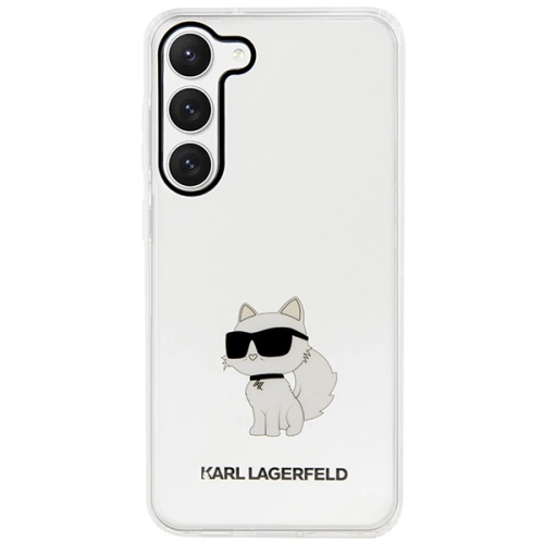 Buy Karl Lagerfeld KLHCS23SHNCHTCT Samsung Galaxy S23 transparent hardcase Ikonik Choupette - KLD1494 - {ean13} - Home Screen Store Europe