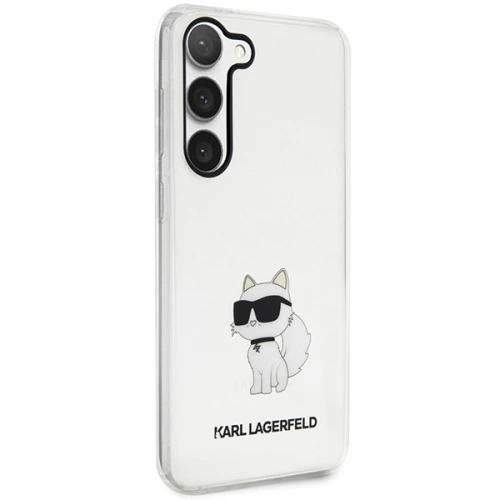 Buy Karl Lagerfeld KLHCS23SHNCHTCT Samsung Galaxy S23 transparent hardcase Ikonik Choupette - KLD1494 - {ean13} - Home Screen Store Europe
