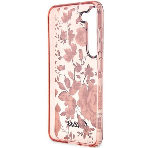 Kup Etui Guess GUHCS23SHCFWSP Samsung Galaxy S23 růžový/pink hardcase Flower Collection - GUE2419 - {ean13} - Sklep Home Screen