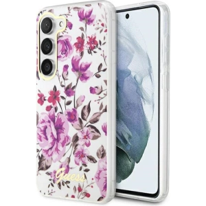 Kup Case Guess GUHCS23SHCFWST Samsung Galaxy S23 weiß/hardcase Flower Collection - GUE2420 - {ean13} - Sklep Home Screen
