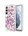 Etui Guess GUHCS23SHCFWST Samsung Galaxy S23 biały/white hardcase Flower Collection