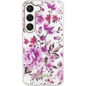 Kup Case Guess GUHCS23SHCFWST Samsung Galaxy S23 weiß/hardcase Flower Collection - GUE2420 - {ean13} - Sklep Home Screen