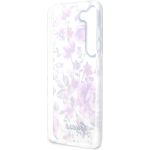 Kup Case Guess GUHCS23SHCFWST Samsung Galaxy S23 weiß/hardcase Flower Collection - GUE2420 - {ean13} - Sklep Home Screen