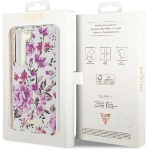 Kup Case Guess GUHCS23SHCFWST Samsung Galaxy S23 weiß/hardcase Flower Collection - GUE2420 - {ean13} - Sklep Home Screen