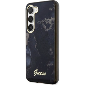 Kup Case Guess GUHCS23SHTMRSK Samsung Galaxy S23 schwarz/black hardcase Golden Marble Collection - GUE2421 - {ean13} - Sklep Home Screen