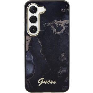 Kup Case Guess GUHCS23SHTMRSK Samsung Galaxy S23 schwarz/black hardcase Golden Marble Collection - GUE2421 - {ean13} - Sklep Home Screen