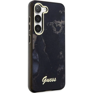 Kup Case Guess GUHCS23SHTMRSK Samsung Galaxy S23 schwarz/black hardcase Golden Marble Collection - GUE2421 - {ean13} - Sklep Home Screen