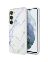 Guess GUHCS23SPCUMAH Samsung Galaxy S23 white hardcase Marble