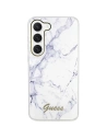 Buy Guess GUHCS23SPCUMAH Samsung Galaxy S23 white hardcase Marble - GUE2422 - {ean13} - Home Screen Store Europe
