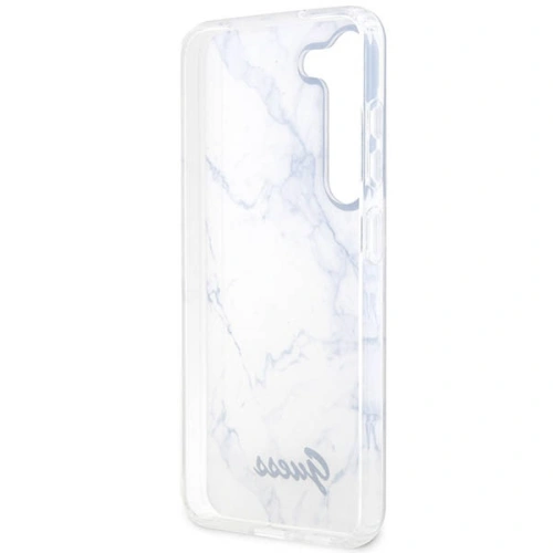 Buy Guess GUHCS23SPCUMAH Samsung Galaxy S23 white hardcase Marble - GUE2422 - {ean13} - Home Screen Store Europe