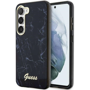 Kup Case Guess GUHCS23SPCUMAK Samsung Galaxy S23 schwarz/black hardcase Marble - GUE2423 - {ean13} - Sklep Home Screen