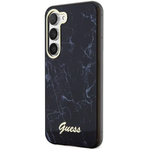 Kup Case Guess GUHCS23SPCUMAK Samsung Galaxy S23 schwarz/black hardcase Marble - GUE2423 - {ean13} - Sklep Home Screen