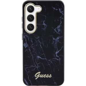 Buy Guess GUHCS23SPCUMAK Samsung Galaxy S23 black hardcase Marble - GUE2423 - {ean13} - Home Screen Store Europe