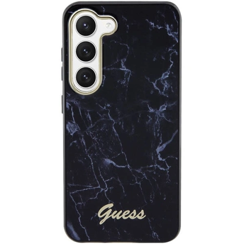Buy Guess GUHCS23SPCUMAK Samsung Galaxy S23 black hardcase Marble - GUE2423 - {ean13} - Home Screen Store Europe