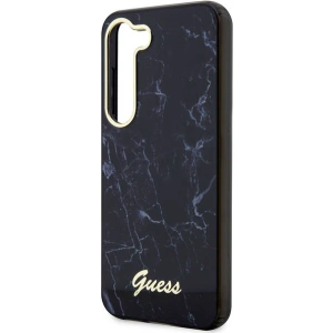 Kup Case Guess GUHCS23SPCUMAK Samsung Galaxy S23 schwarz/black hardcase Marble - GUE2423 - {ean13} - Sklep Home Screen