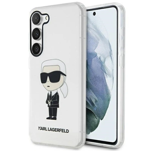 Kup Case Karl Lagerfeld KLHCS23SHNIKTCT Samsung Galaxy S23 transparentes Hardcase Ikonik Case Karl Lagerfeld - KLD1496 - {ean13} - Sklep Home Screen