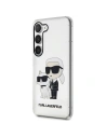 Buy Karl Lagerfeld KLHCS23SHNKCTGT Samsung Galaxy S23 transparent hardcase Gliter Karl&Choupette - KLD1497 - {ean13} - Home Screen Store Europe