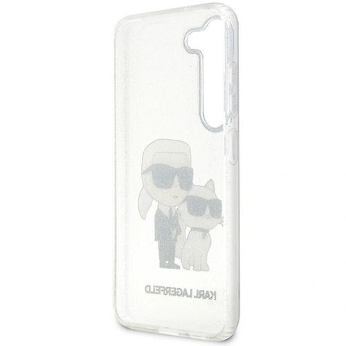Buy Karl Lagerfeld KLHCS23SHNKCTGT Samsung Galaxy S23 transparent hardcase Gliter Karl&Choupette - KLD1497 - {ean13} - Home Screen Store Europe