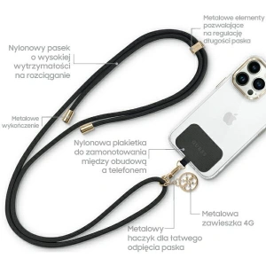Kup Pasek Guess GUUCNMG4EK Universal CBDY Cord czarny/black - GUE2425 - {ean13} - Sklep Home Screen