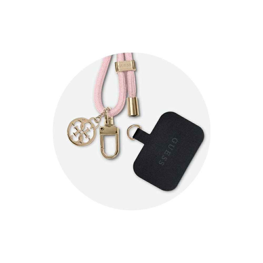 Pasek Guess GUUCNMG4EP Universal CBDY Cord różowy/pink