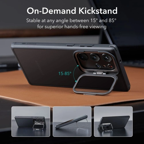 Kup Etui ESR Classic Kickstand Samsung Galaxy S23 Ultra Frosted Black - ESR658 - {ean13} - Sklep Home Screen