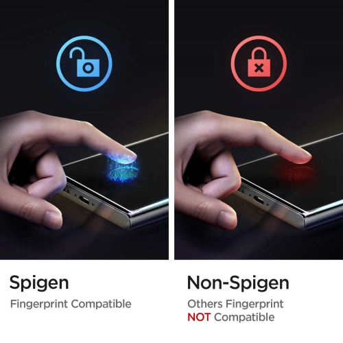 Kup Gehärtetes Glas mit UV-Kleber Spigen Glas.TR Platinum Samsung Galaxy S23 Ultra - SPN2763 - {ean13} - Sklep Home Screen
