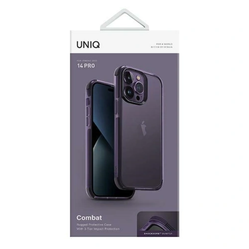 Kup Etui UNIQ Combat Apple iPhone 14 Pro purpurowy/fig purple - UNIQ854 - {ean13} - Sklep Home Screen