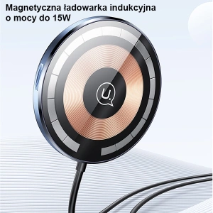 Kup Uchwyt samochodowy z ładowarką bezprzewodową USAMS US-CD164 15W 2w1 Magnetic Air Vent transparent - USA879 - {ean13} - Sklep Home Screen
