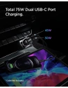Kup Încărcător auto Spigen PC2200 Arcstation Încărcător auto cu 2 porturi PD 75W Negru - SPN2764 - {ean13} - Sklep Home Screen