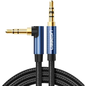Kup Kabel audo AUX Ugreen kroucený konektor minijack 3,5 mm 2m modrý (AV112) - UGR1441 - {ean13} - Sklep Home Screen