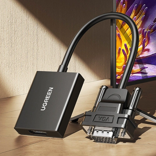 Kup Kabel adaptér VGA Ugreen (samec) - HDMI (samice) 0.15m černý (CM513) - UGR1443 - {ean13} - Sklep Home Screen