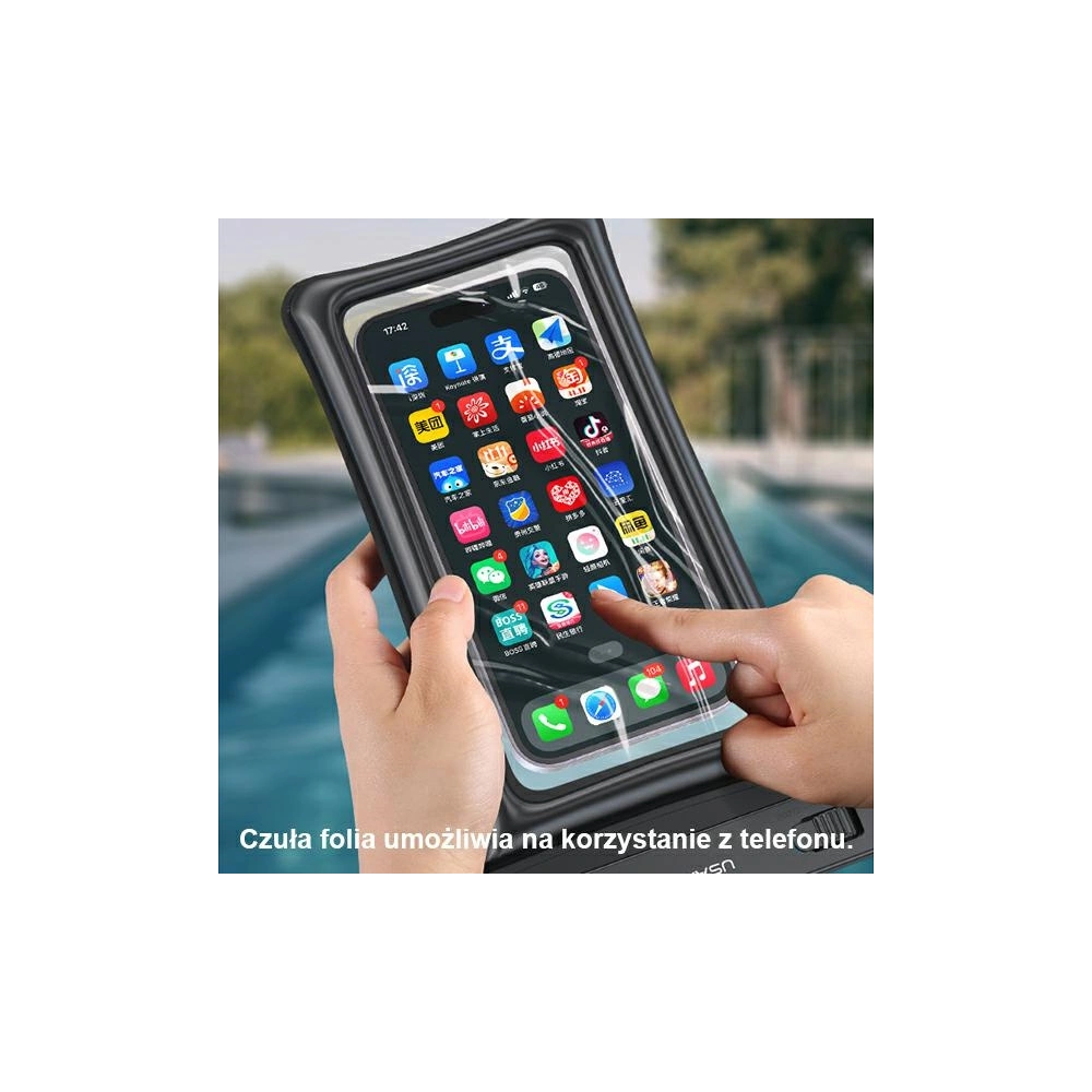  Etui wodoodporne USAMS 7" YD011 różowe7FSD1103