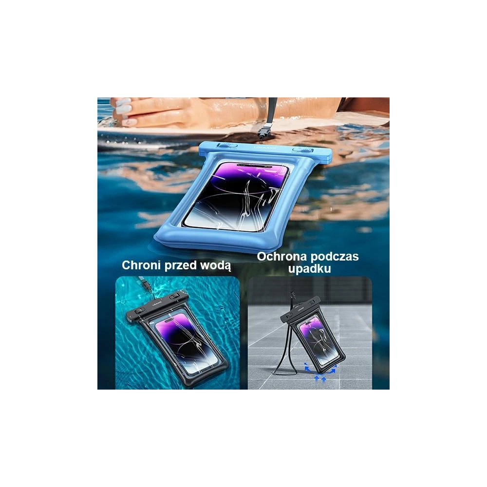  Etui wodoodporne USAMS 7" YD011 przezroczyste 7FSD1104