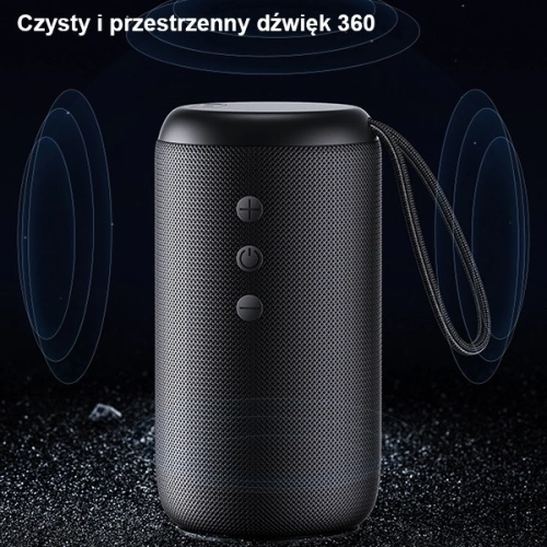 Kup Głośnik USAMS YC Series Bluetooth 5.0 10W Wodoszczelny czarny YC011YX01 - USA887 - {ean13} - Sklep Home Screen